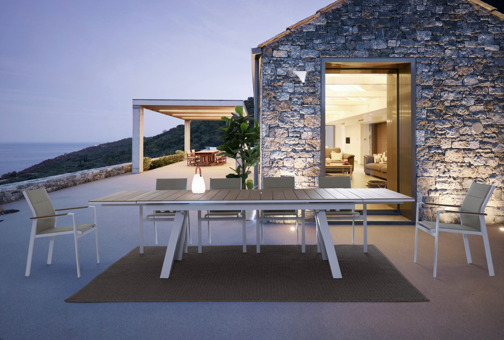 Chaise en Aluminium - Kubik (blanc)