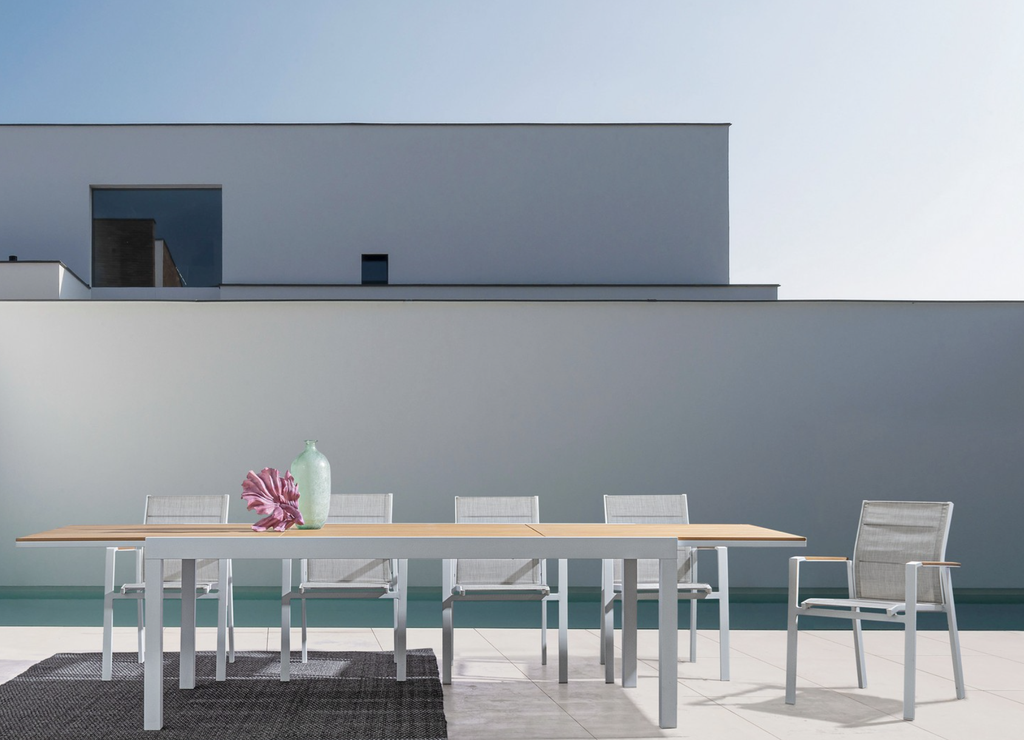 Chaise en Aluminium - Kubik (blanc)