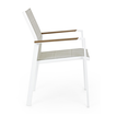 Chaise en Aluminium - Kubik (blanc)