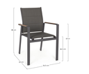Chaise en Aluminium - Kubik (anthracite)