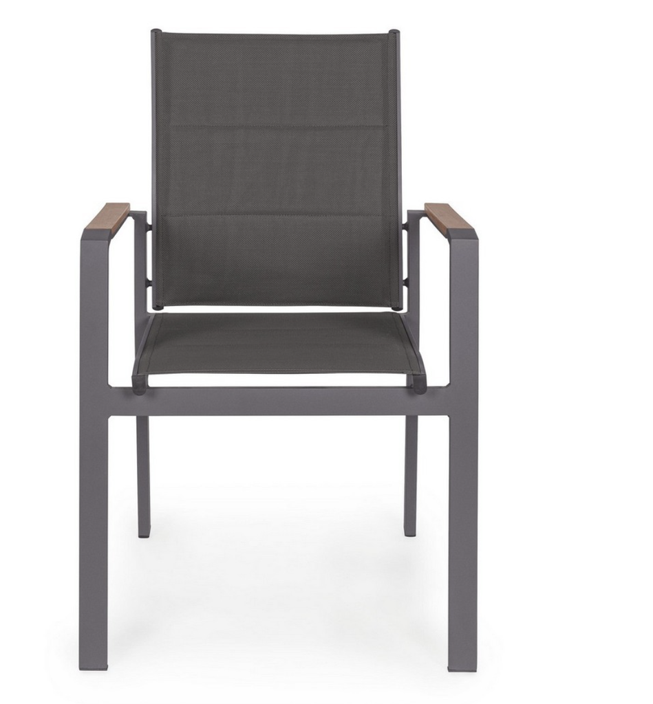 Chaise en Aluminium - Kubik (anthracite)