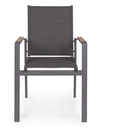 Chaise en Aluminium - Kubik (anthracite)
