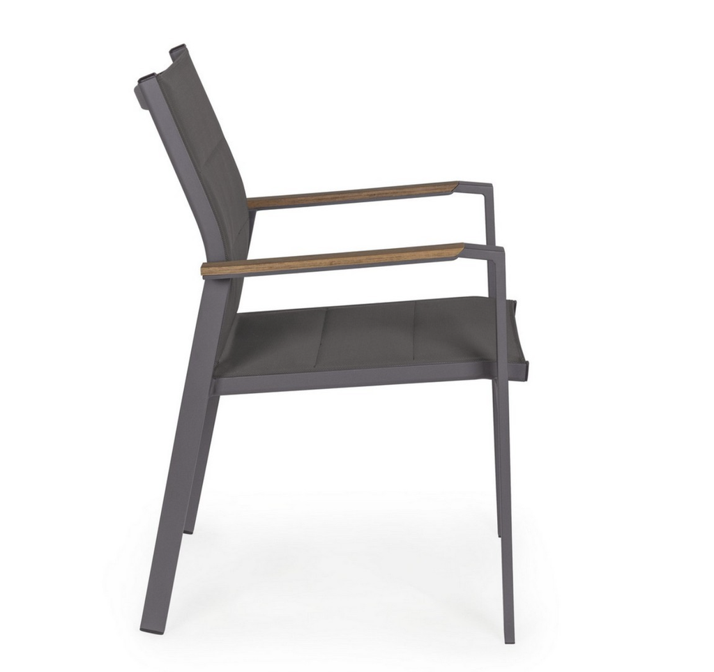 Chaise en Aluminium - Kubik (anthracite)