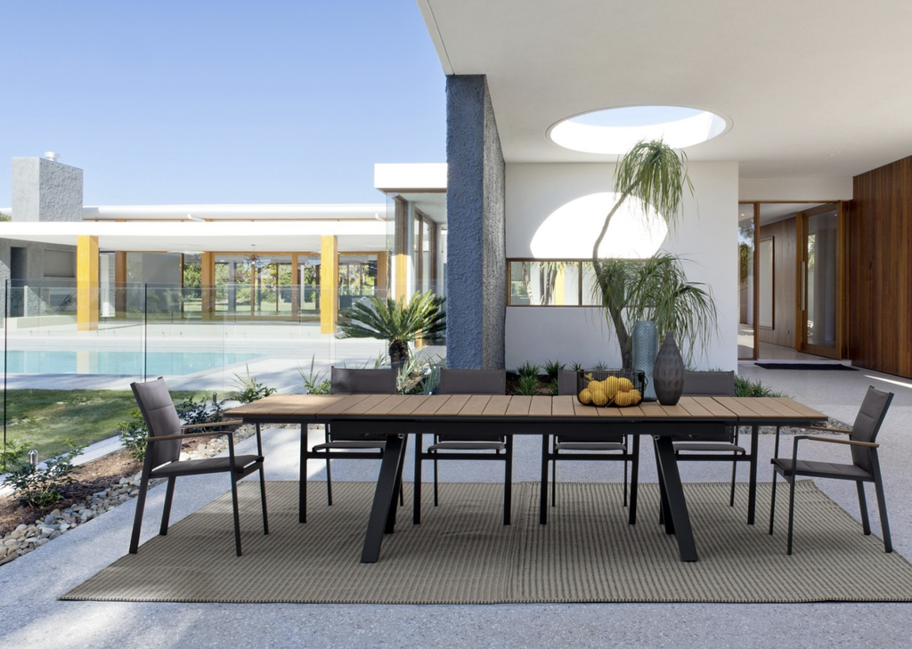 Chaise en Aluminium - Kubik (anthracite)