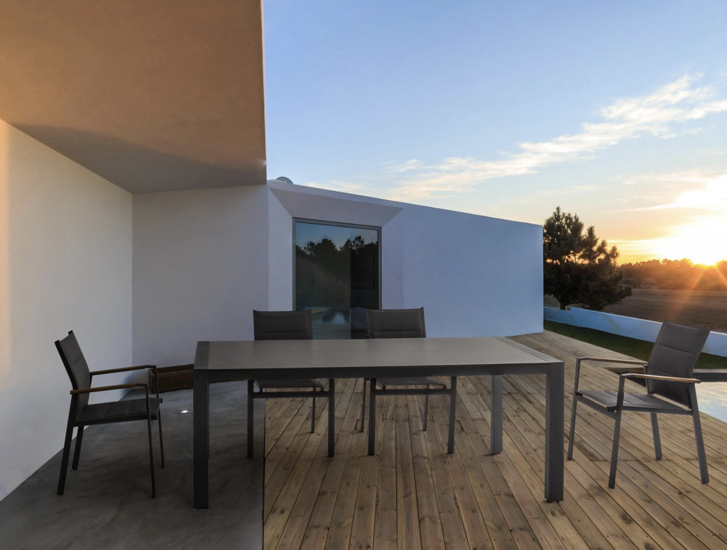 Chaise en Aluminium - Kubik (anthracite)