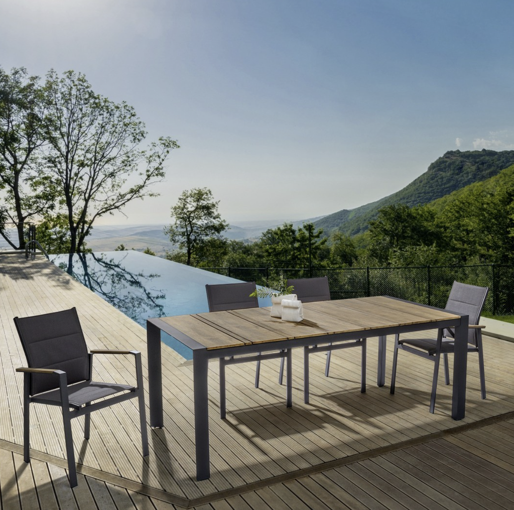 Chaise en Aluminium - Kubik (anthracite)
