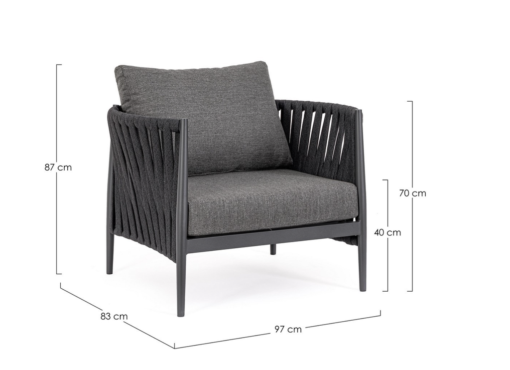 Fauteuil en Aluminium - Jacinta