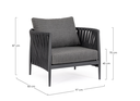 Fauteuil en Aluminium - Jacinta