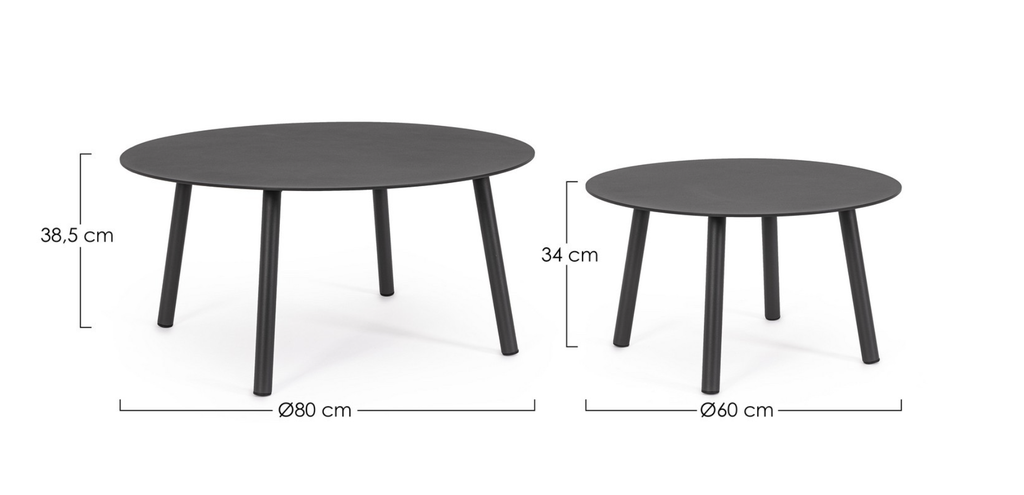 Table Basse en Aluminium - Aminta