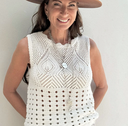BYPIAS - Top Adriel Crochet (off white)