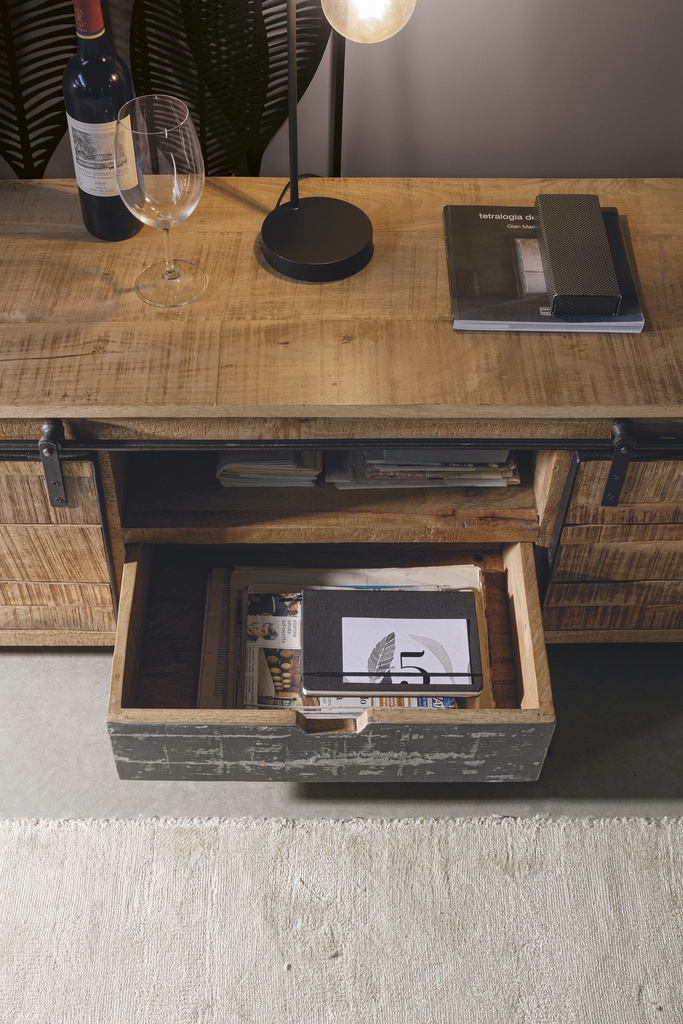 Meuble TV en Bois- Tudor