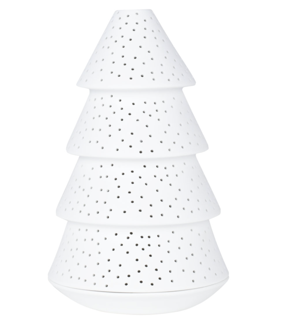 Photophore en Porcelaine - Sapin