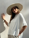 BYPIAS - T-Shirt Bamboo Oversize (off white)