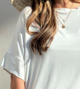 BYPIAS - T-Shirt Bamboo Oversize (off white)