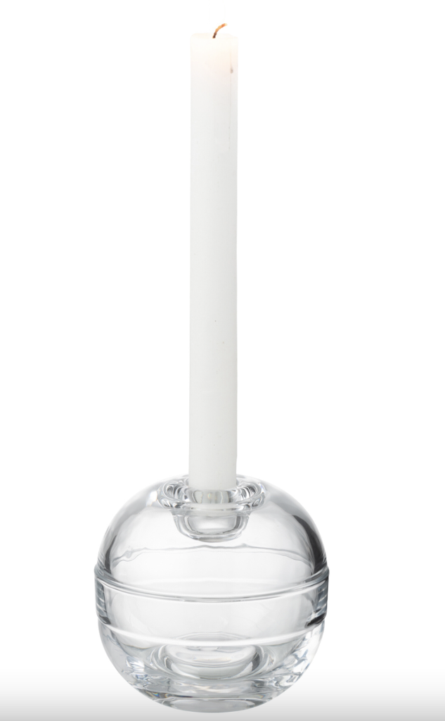 Bougeoir en Verre - Boule