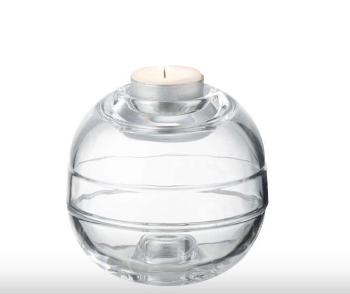 Bougeoir en Verre - Boule