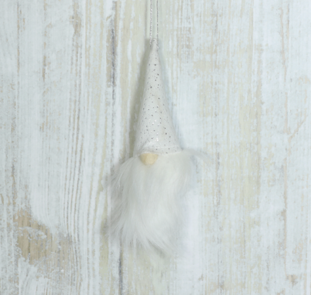 Déco Sapin de Noël - Lutin Blanc
