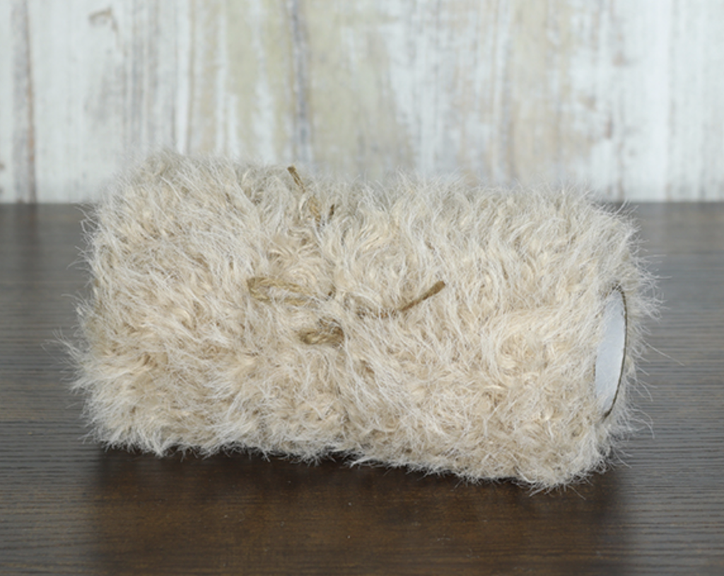 Chemin de Table - Fausse Fourrure (blanc)