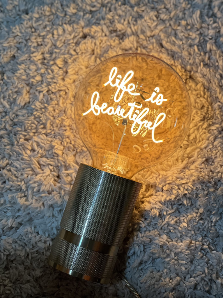 Ampoule Elio - Life Is Beautiful (ambrée)