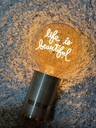 Ampoule Elio - Life Is Beautiful (ambrée)