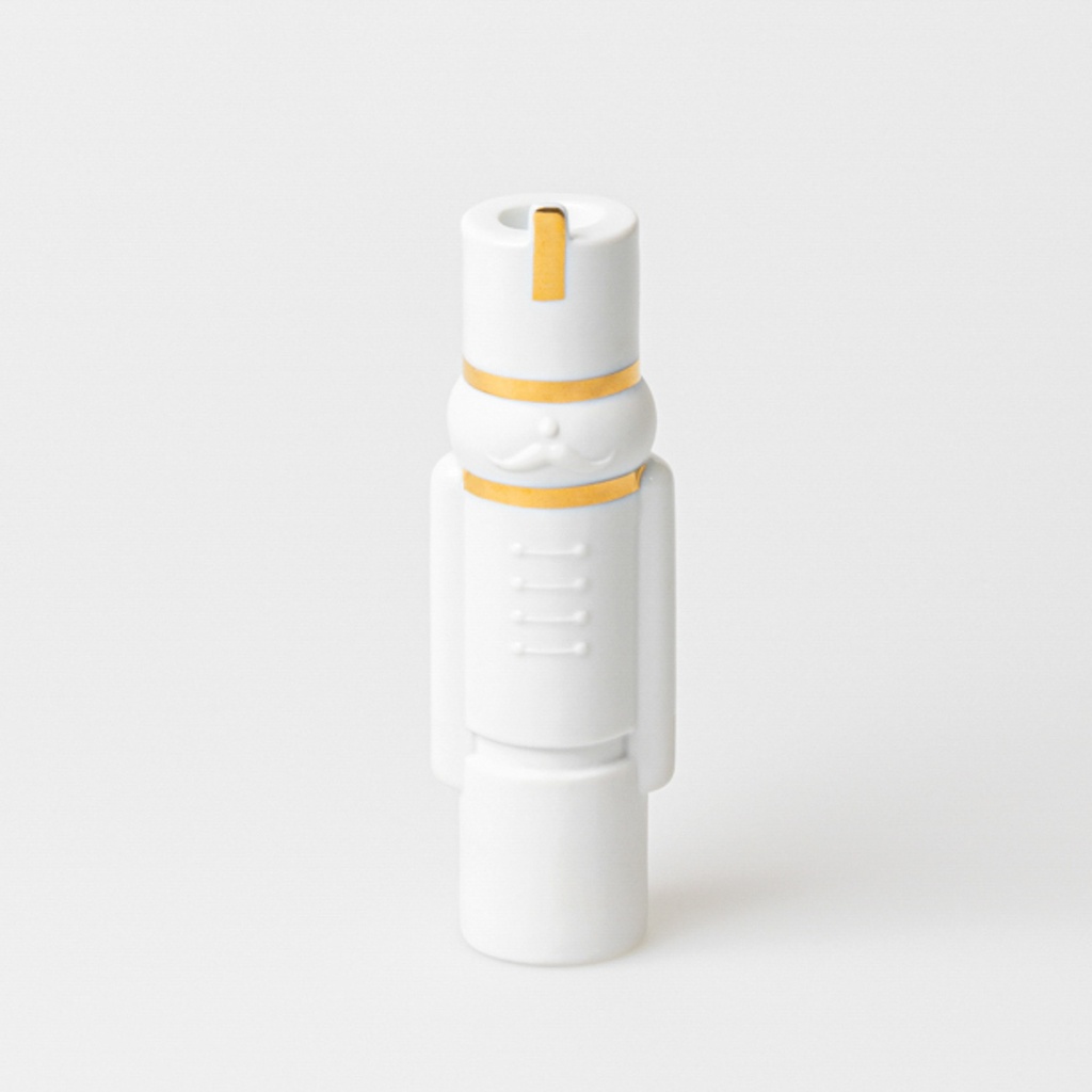 Bougeoir en Porcelaine - Soldat (grand)