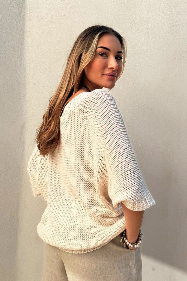 BYPIAS - Pull Deia (off white)