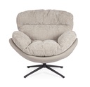 Fauteuil - Adinda (gris foncé-taupe)