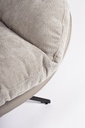 Fauteuil - Adinda (gris foncé-taupe)