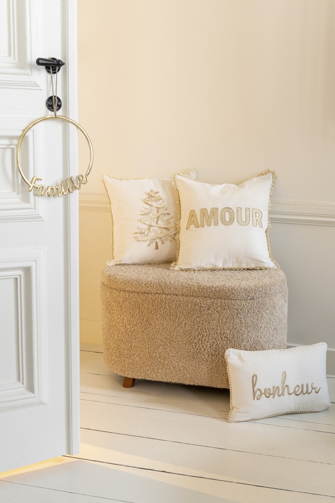 Coussin - Bonheur Or