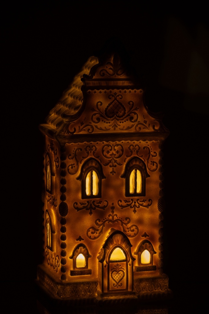 Maison LED - Pain d'épice