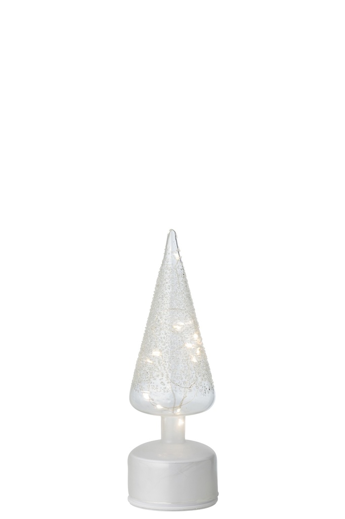 Sapin en Verre LED - Tournant S