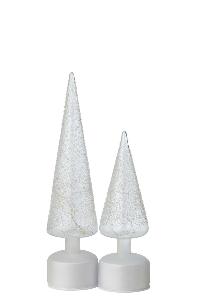 Sapin en Verre LED - Tournant L