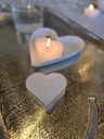 Bougie réchaud - Coeur 