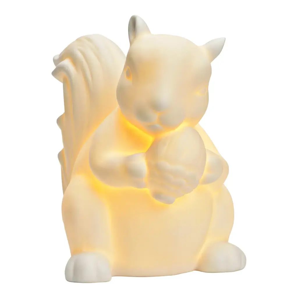 Écureuil en Porcelaine - LED