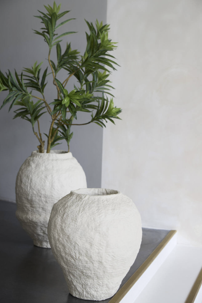 Vase Blanc - Pantoja