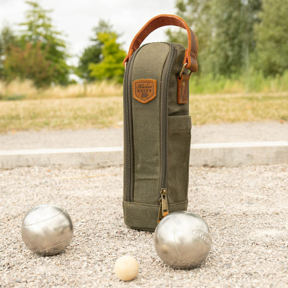 Sacoche Boule de Pétanque - Vert Forêt