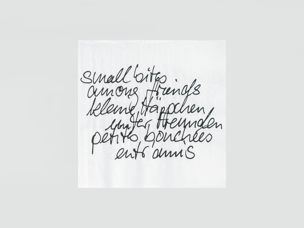 Serviettes - Petites Bouchées entre Amis