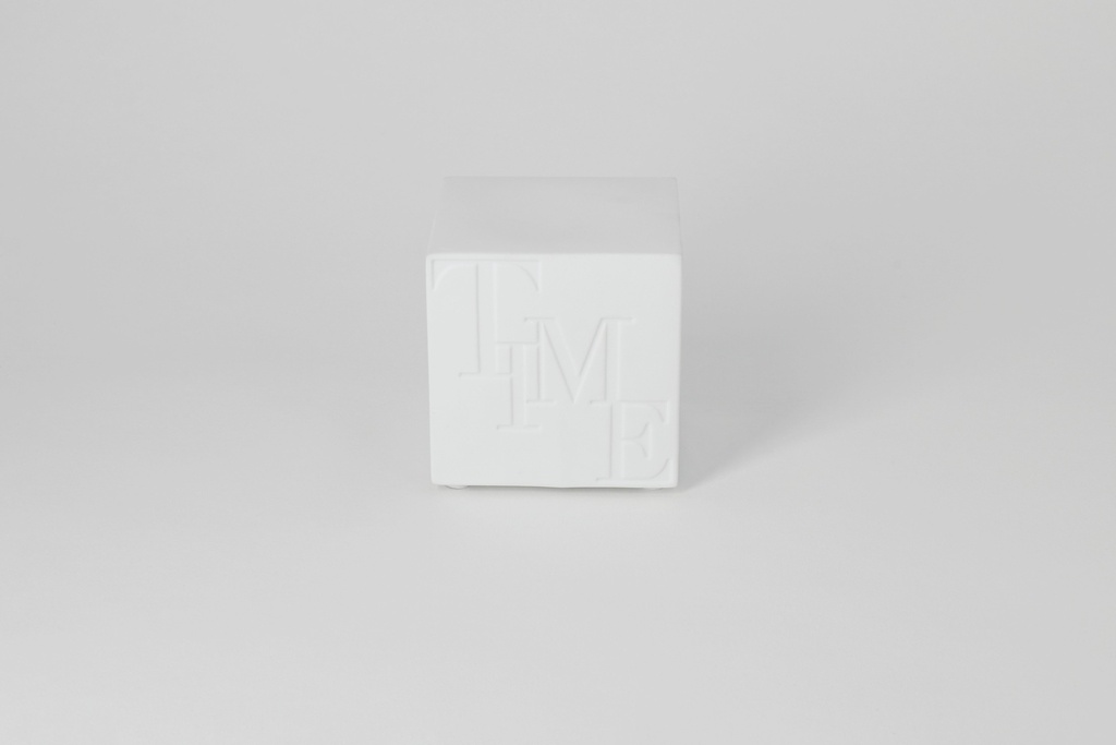 Cube en Porcelaine LED - Time to Start 