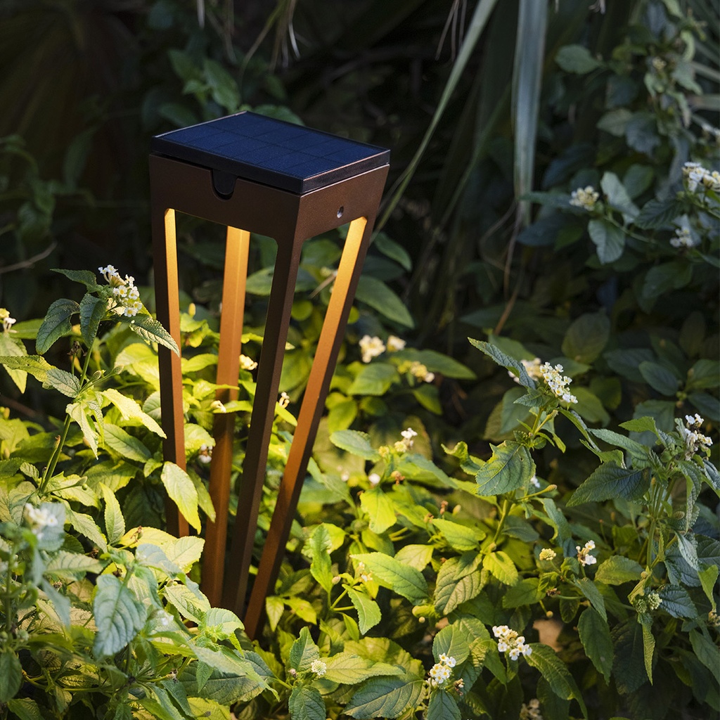 Torche Tinka 52 cm ajouré CORTEN