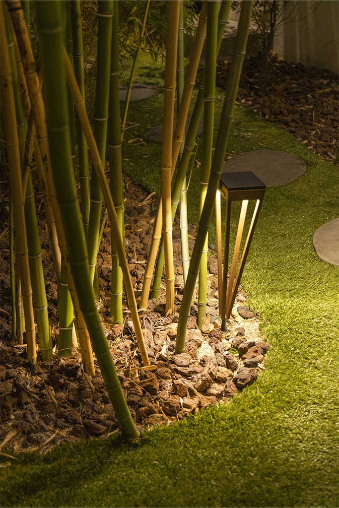 Torche Tinka 52 cm ajouré CORTEN