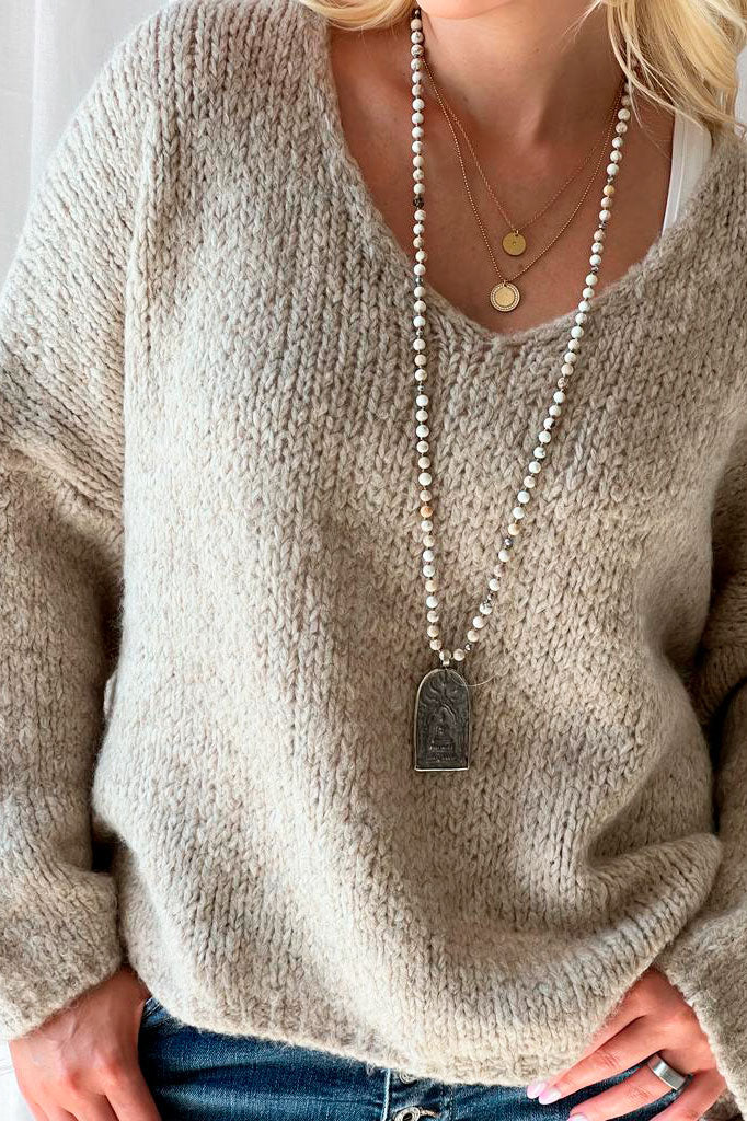 BYPIAS - Pull Philo (beige)