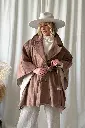 BYPIAS - Poncho-Manteau Bernardine (caramel)