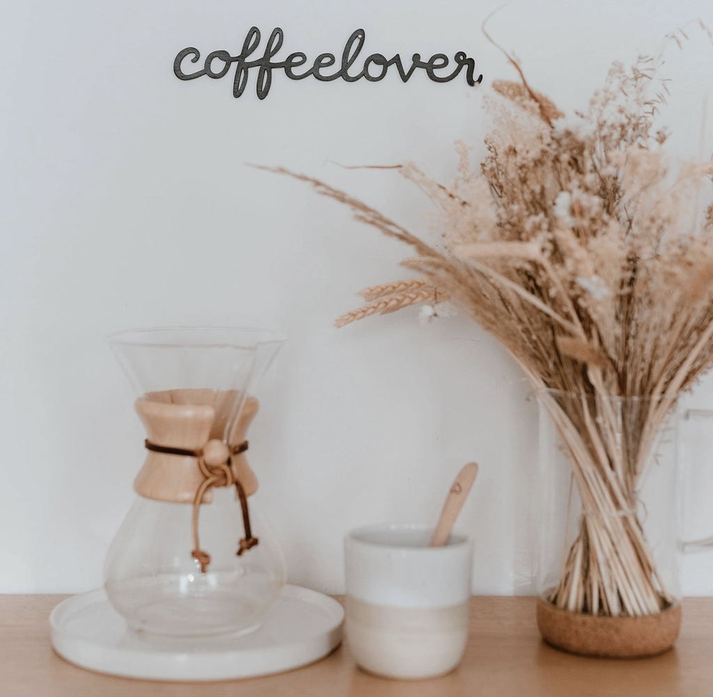 Lettre en Bois - Coffeelover