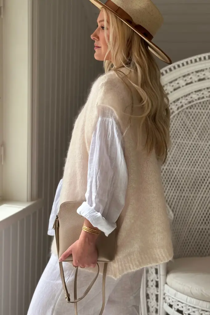 BYPIAS - Gilet Mallora (off white)