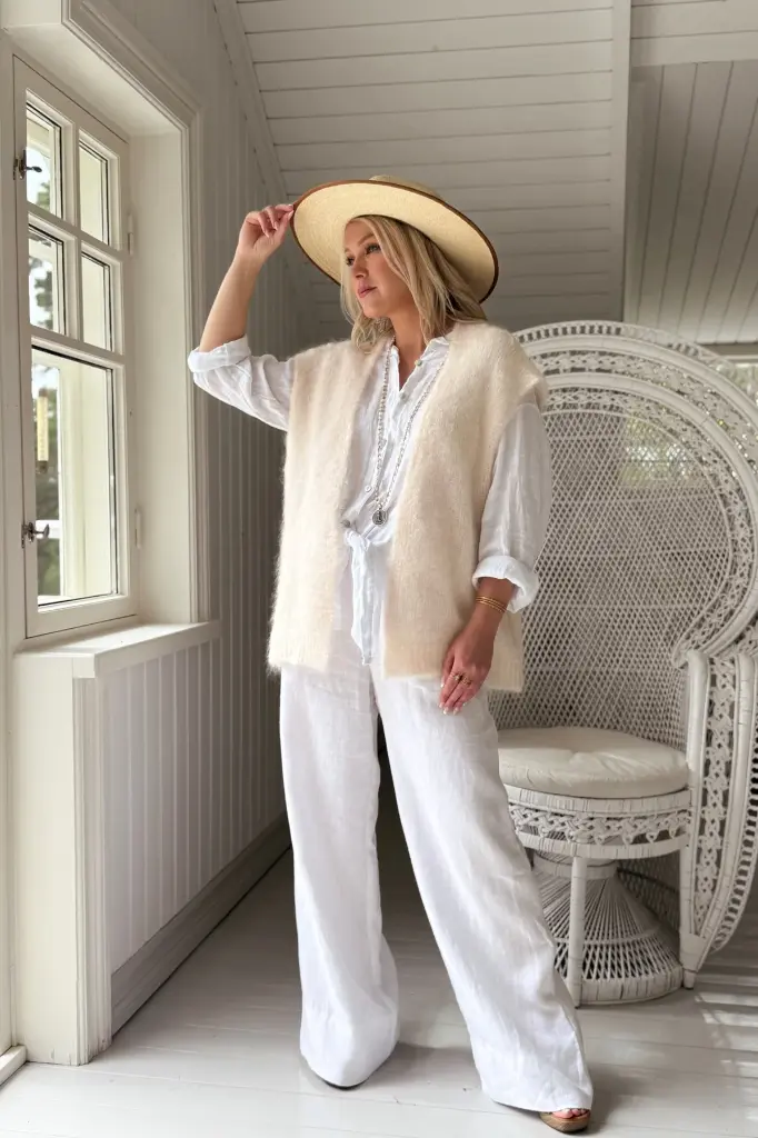 BYPIAS - Gilet Mallora (off white)