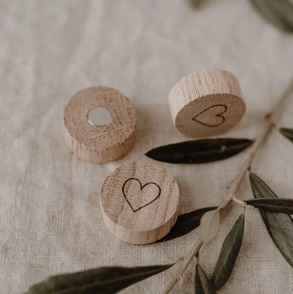 Aimants - Coeur (3pcs)