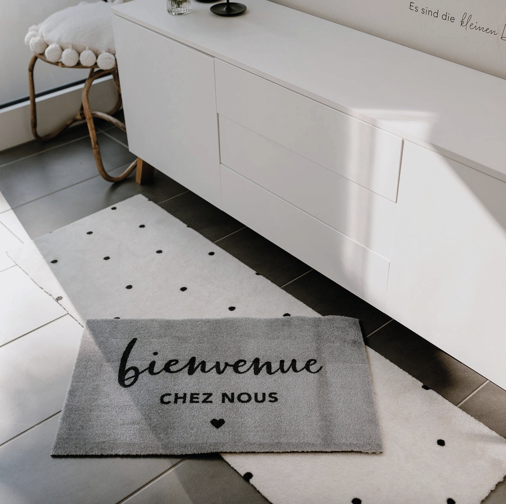 Paillasson Bienvenu - Gris