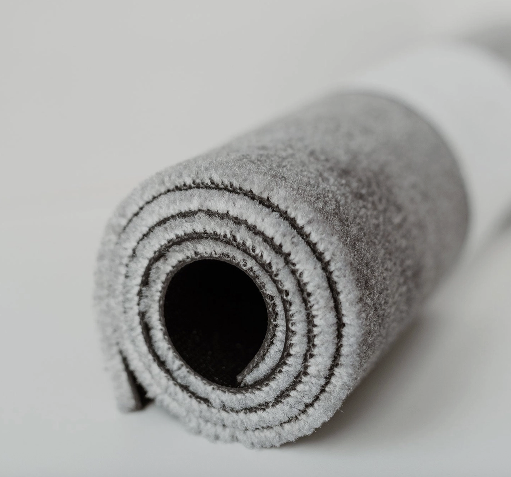 Paillasson Gris - Coeur Blanc