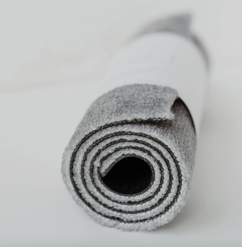 Paillasson Gris - Coeur Blanc (petit)