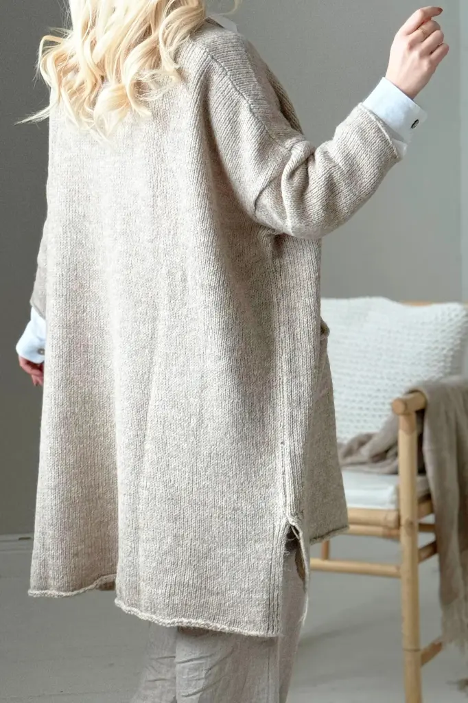 BYPIAS - Cardigan Wilona (beige)